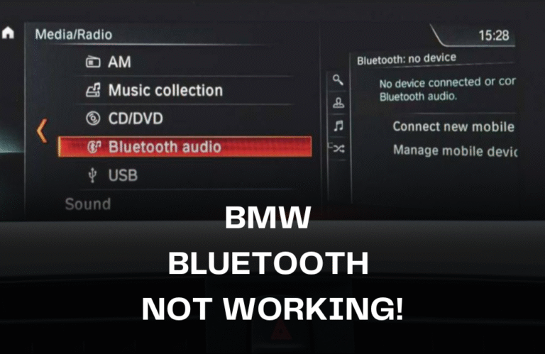 bmw bluetooth not working