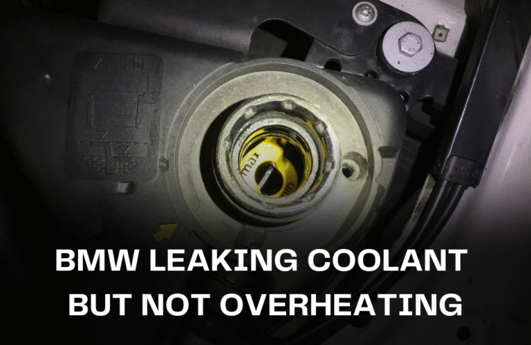 bmw leaking coolant but not overheating