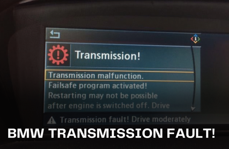bmw transmission fault