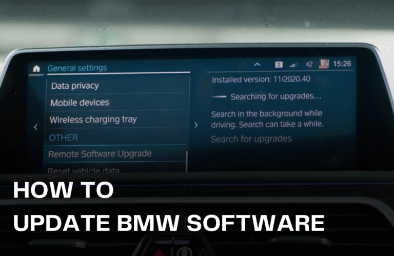 how to update bmw software