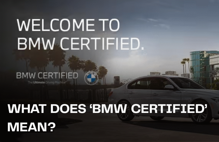 what does bmw certified mean